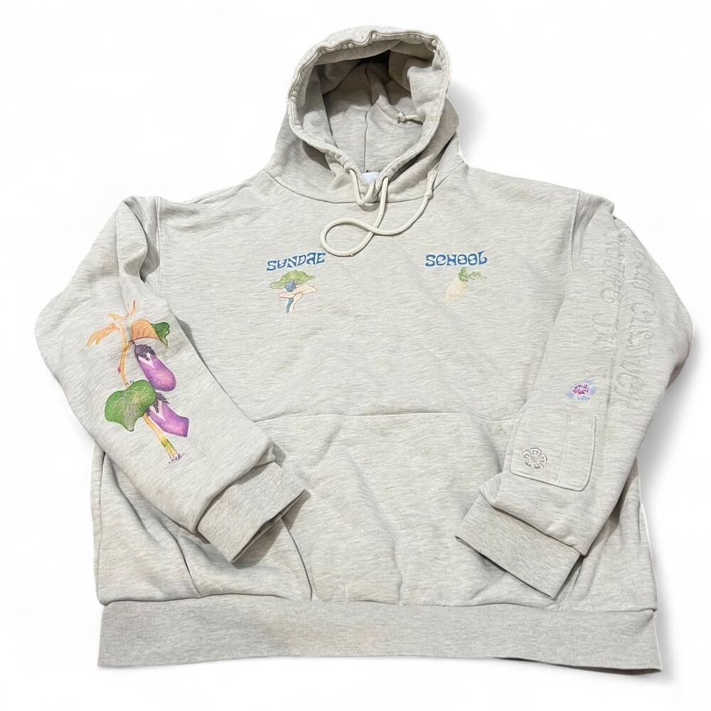 Sundae-school Women's Grey Hoodie